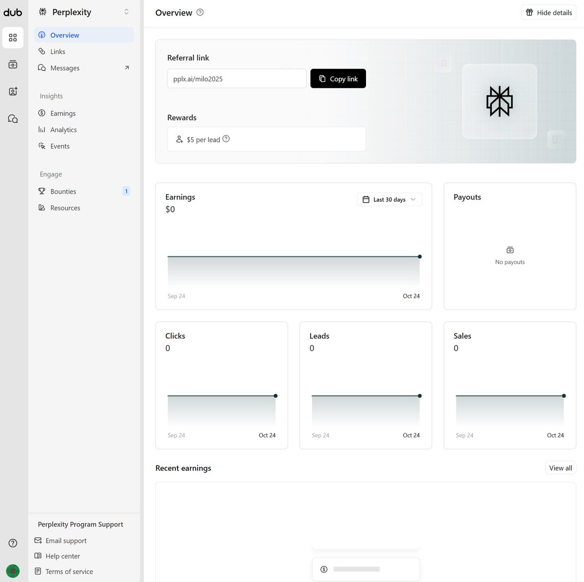Milo248's tweet image. Perplexity is promoting its AI browser! 🚀 Invite friends + they start 1 conversation = $20! 💰

1️⃣ Sign up: pplx.ai/milo2025 (Select "US" as country)
2️⃣ Download Comet &amp;amp; ask 1 question
3️⃣ Click "Invite &amp;amp; Earn" for your link
4️⃣ Share &amp;amp; track earnings on Dub!
Easy money! 💸