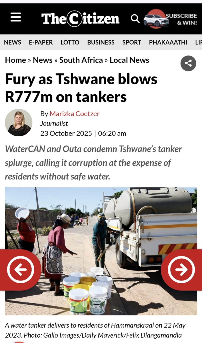 JordiGriff's tweet image. Indeed, I hope that the Public Protector prioritises the case by the DA. If ghost or fake invoices are being paid by the Tshwane administration for water tankers it would be exactly what happened at Tembisa hospital. Threats are already being made to try find whisteblowers.