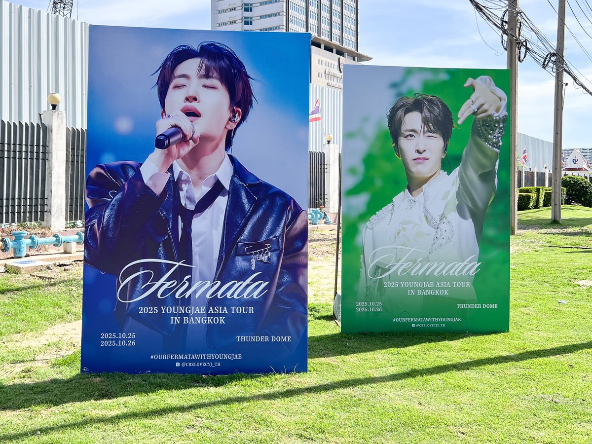 นอกจาก #อากาเซ่ จะได้สร้างความทรงจำครั้งใหม่ร่วมกัน ในคอน ส. อา.นี้แล้ว ยังมี Fan Project ต้อนรับ #YOUNGJAE ที่รอให้ทุกคนแวะมาเก็บโมเมนต์ด้วย (end) 

#YoungjaeAsiaTourinBKK 
#YoungjaeAsiaTour 
#Fermata_inBKK 
#영재 #갓세븐 #GOT7 
#อิมแพ็คเมืองทองธานี 
#อีเวนต์เมืองทอง