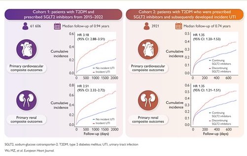 infeccHRUmalaga's tweet image. Los #iSGLT2 ➡️#Empa, #Cana, #Dapagliflozina son GLUCOSURICOS y por ello aumentan riesgo #ITU, si tu paciente tiene ITU, los SUSPENDES❌💊? NO‼️En #EurHeartJ retirarlos AUMENTÓ eventos cardiovasculares SIN disminuir ITU recidivante📈🫀🟰🚽🧫
🔗🆓 academic.oup.com/eurheartj/adva…
