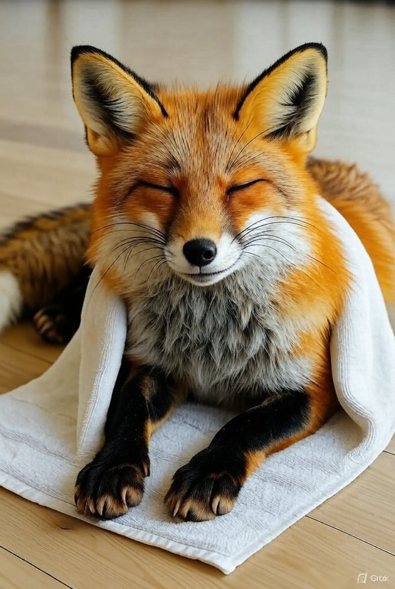 jazzykeiko's tweet image. Today's exercise done. So refreshed! 😊👍🦊 はー。 ほーぐーれーたー。