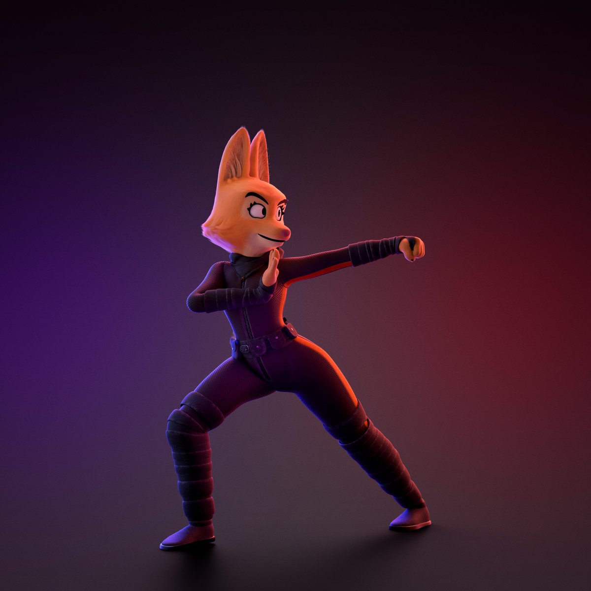 FoxFromGold's tweet photo. Diane Model: @Bradleyisgone
I wanted to experiment with how Diane might look in different combat stances.
#DianeFoxington #CrimsonPaw https://t.co/WyM3vNAbgf