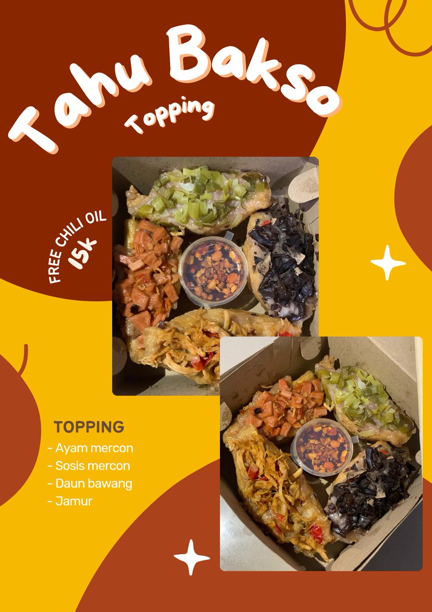 guys open PO tahu bakso topping lagi yaaa, ready besok sisa 5 slot lagiii🤗
langsung wa ajaaa
wa.me/6288985795330