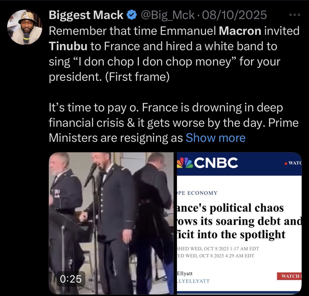 Biggest Mack tweet media