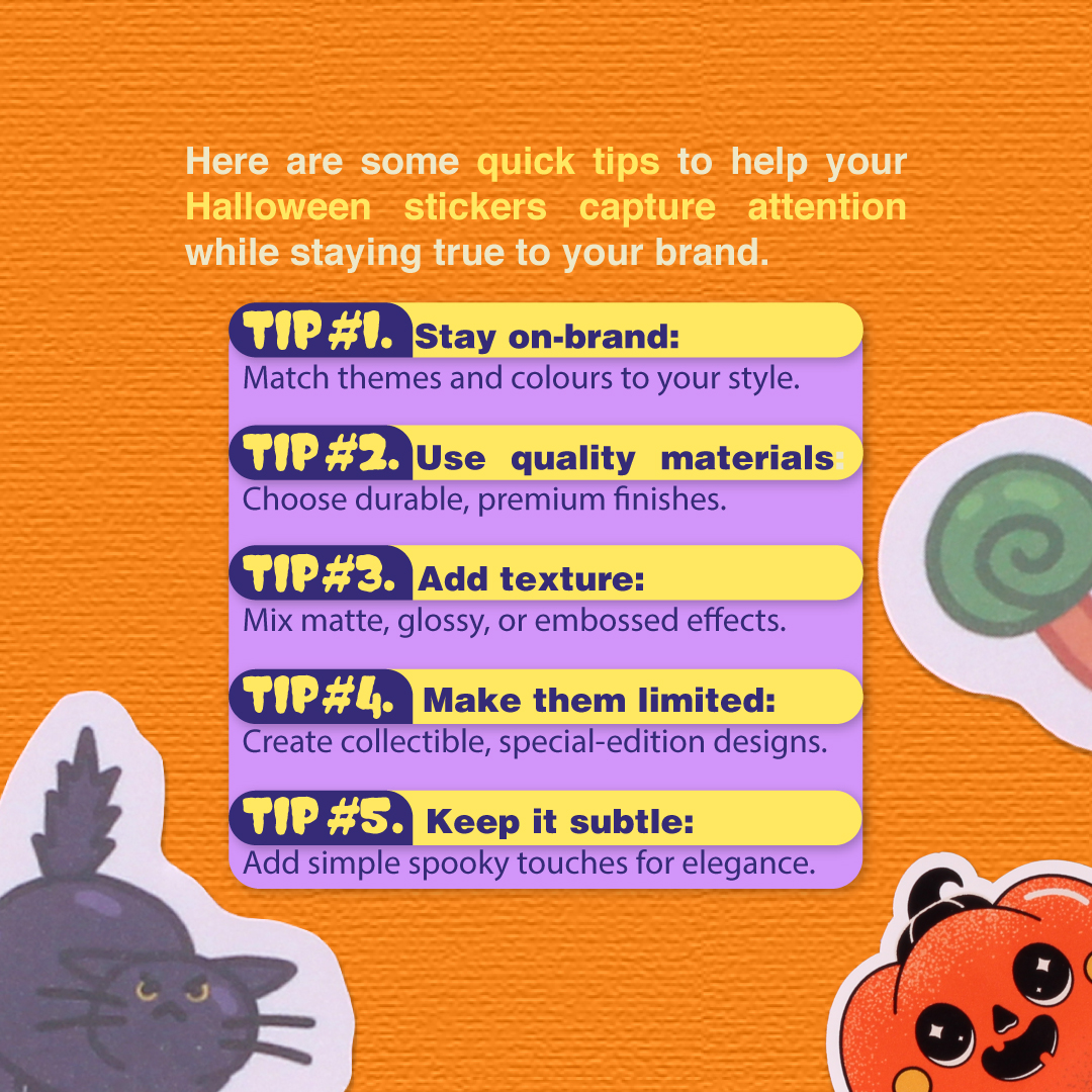 StickerDot's tweet image. #Creative, #quality #Halloweenstickers keep your #brand shining beyond the season.

Discover smart, brand-building #ideas in our latest blog:👉 tinyurl.com/Y62gk73gt

👻 Don’t miss our Spooky #StickerSale!
📌 See the pinned post for #promo details.
