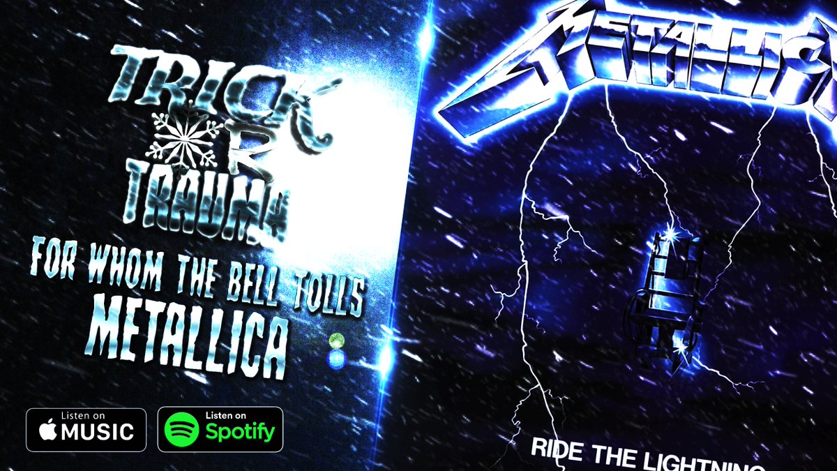 BASEDRBLX's tweet photo. THE OFFICIAL THEME SONG FOR TRICK OR TRAUMA..
METALLICA - FOR WHOM THE BELL TOLLS. 🔔
#BASEDSEASON #TRICKORTRAUMA https://t.co/49HEAjw40Q
