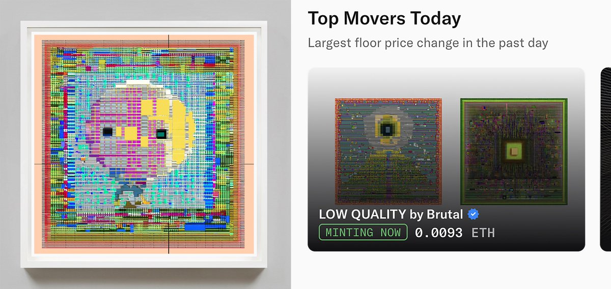 BrutalS81's tweet image. GM🌐

116/300🙌

LOW QUALITY by Brutal
@opensea 

↓👁️