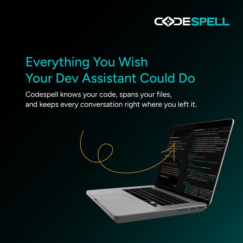 codespellai's tweet image. If your coding assistant stops at suggestions, you haven’t met Codespell yet.
It reads between the lines (and files).
Want to see how? Book a demo - lnkd.in/gkSuBJy9
#features #aiassistant #codingassistant #designtocode