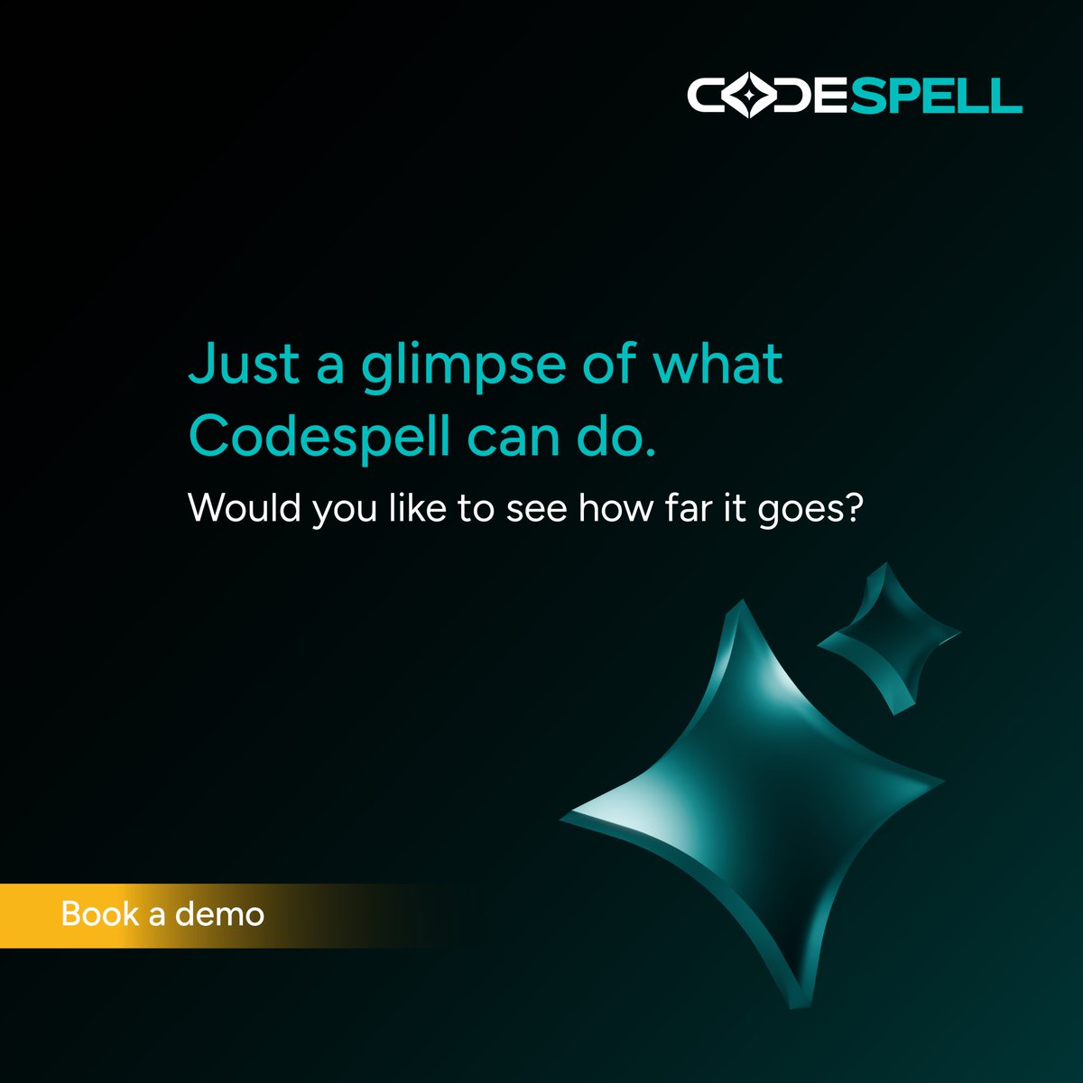 codespellai's tweet image. If your coding assistant stops at suggestions, you haven’t met Codespell yet.
It reads between the lines (and files).
Want to see how? Book a demo - lnkd.in/gkSuBJy9
#features #aiassistant #codingassistant #designtocode