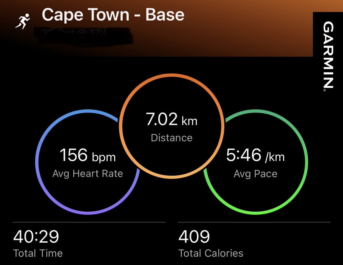 CarolinePule's tweet image. #RunWithCP #Passionaterunner🏃‍♀️💙 Nice easy base run, 7km, 40 min; pace 5:46/km by Sea Point Promenade, such a nice scenic route🌊🌅, So refreshing and tranquil.😊💛 For the love of running.😎
.
.

#southafricanlivingabroad #CapeTown #RunWithTumiSole #Fetchyourbody2025
#Limitless