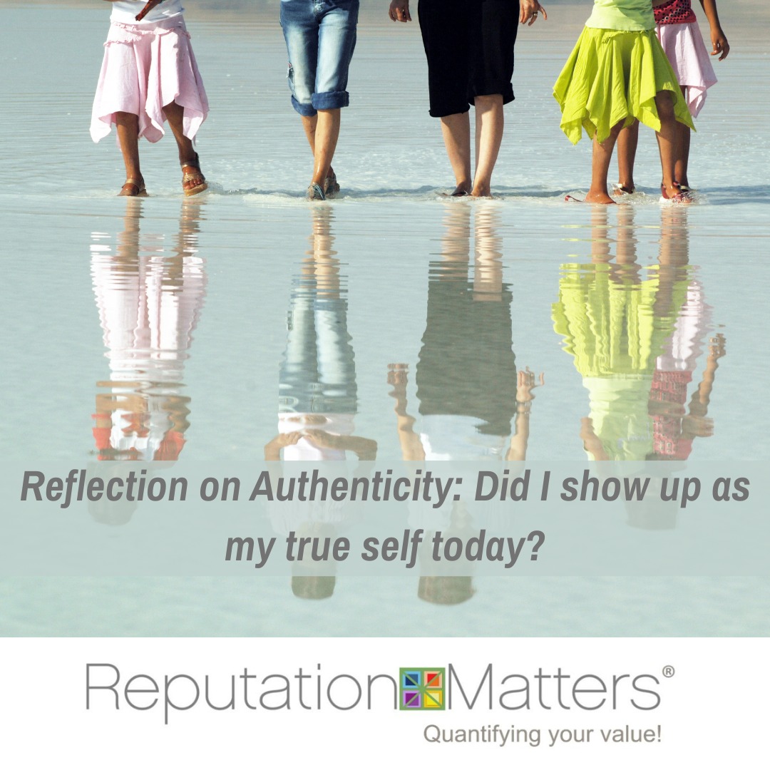 ReputationIsKey's tweet image. Reflection on Authenticity: Did I show up as my true self today?
#reputationmatters
#reputation
#youreputationmatters
#authenticity
#leadershipsuccess