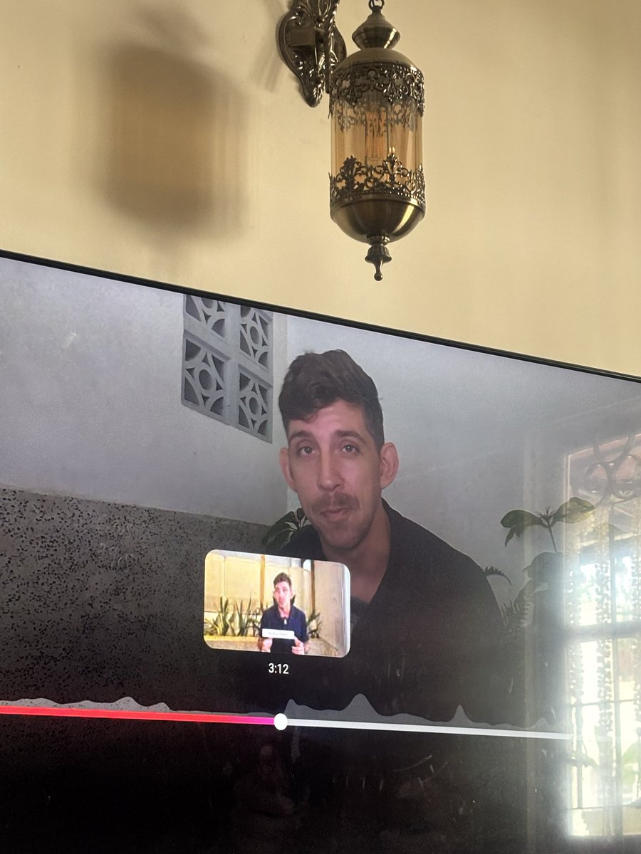 Not my husband looking at scams on YouTube before travelling internationally 🤣