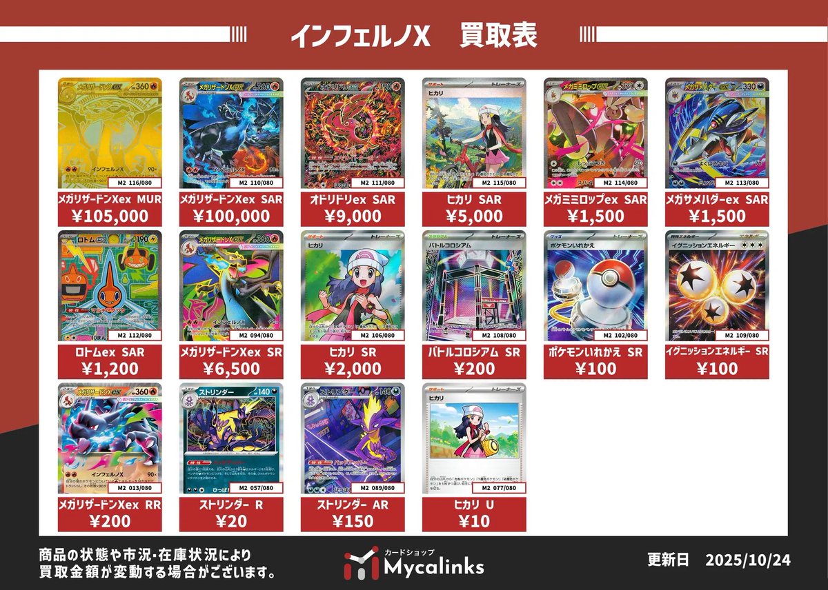 カードショップMycalinks on X