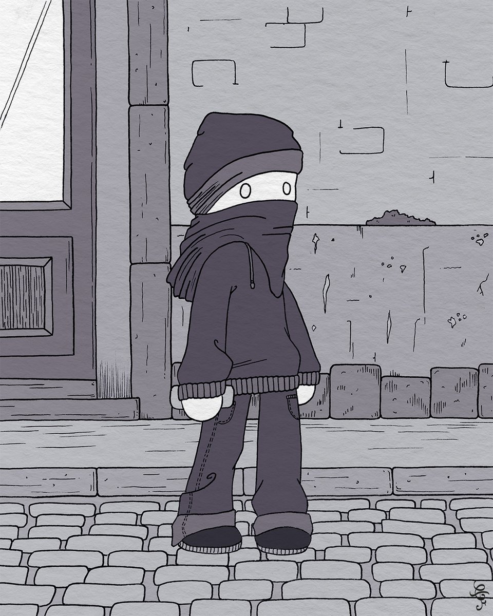 Inktober Day 24 - Rowdy. 

Vandal? No. Fixer of preconceptions.

#ink #Inktober2025 #inktoberrowdy