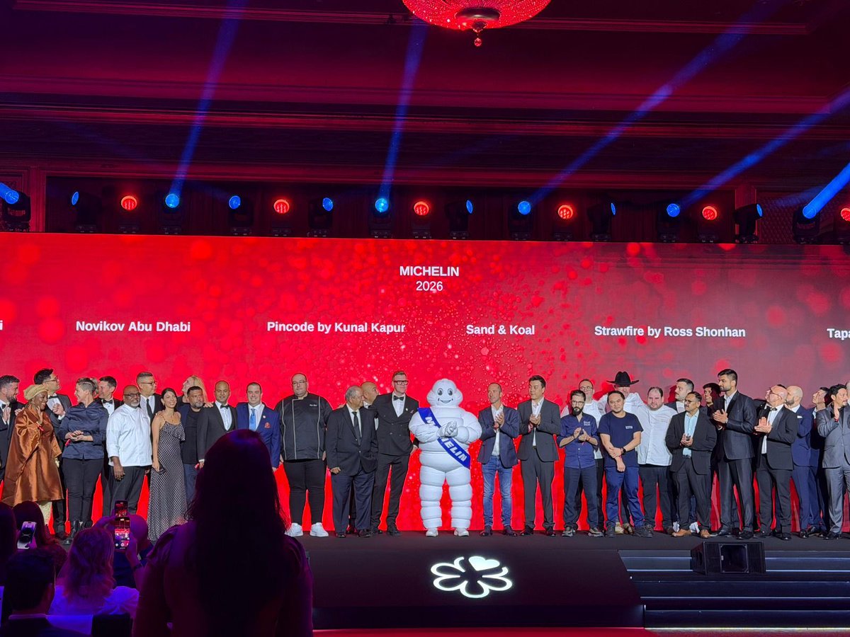 ChefKunalKapur's tweet image. WE’RE IN THE MICHELIN GUIDE! ❤️🥳

I’m honored to share that #PincodeUAE has been mentioned by the prestigious #MichelinGuide.

When we opened Pincode, the dream was simple - to bring you home &amp;amp; flavours through every bite. To celebrate India’s rich culinary heritage while…