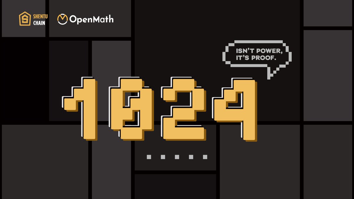 ShentuChain's tweet image. 1024. The number behind the digital world. For the ones who build, who ship, who make code real, 1024 isn’t just power. It’s proof.
At OpenMath, code speaks. Math tells the truth.
#ProgrammersDay #OpenMath