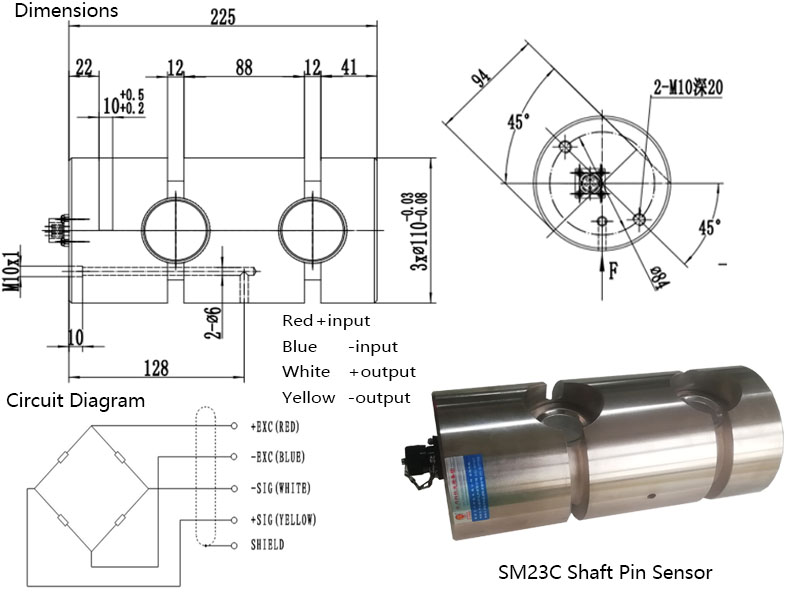 xiodng250196's tweet image. SM23C Pin-Type Load Cell: Compact design with excellent torsion &amp;amp; bending resistance. Delivers high precision and stability. Simple installation for reliable force measurement. #LoadCell #ForceMeasurement #IndustrialSensors