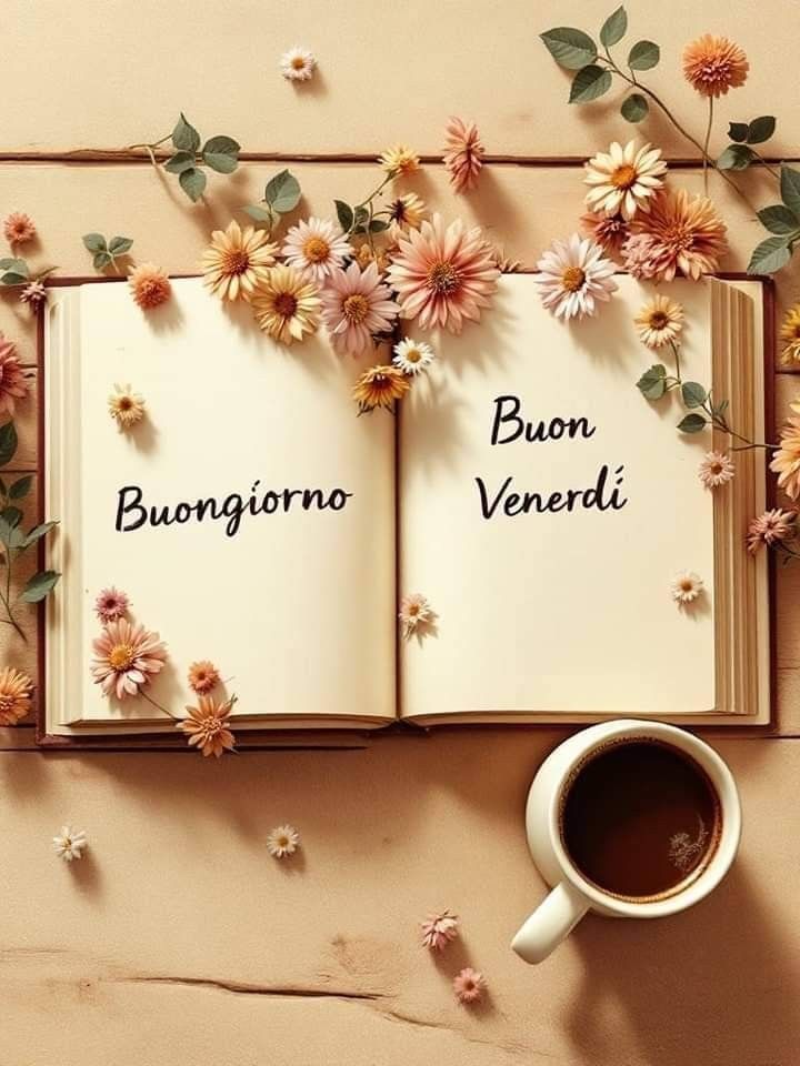 Scrivi la tua giornata con parole belle
☕️🧡🌼🌼