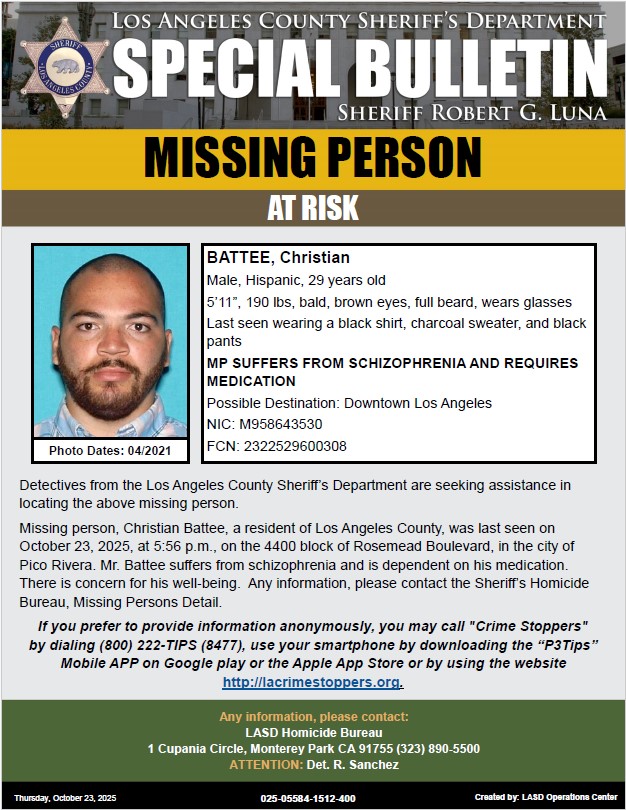 LA County Sheriffs tweet media