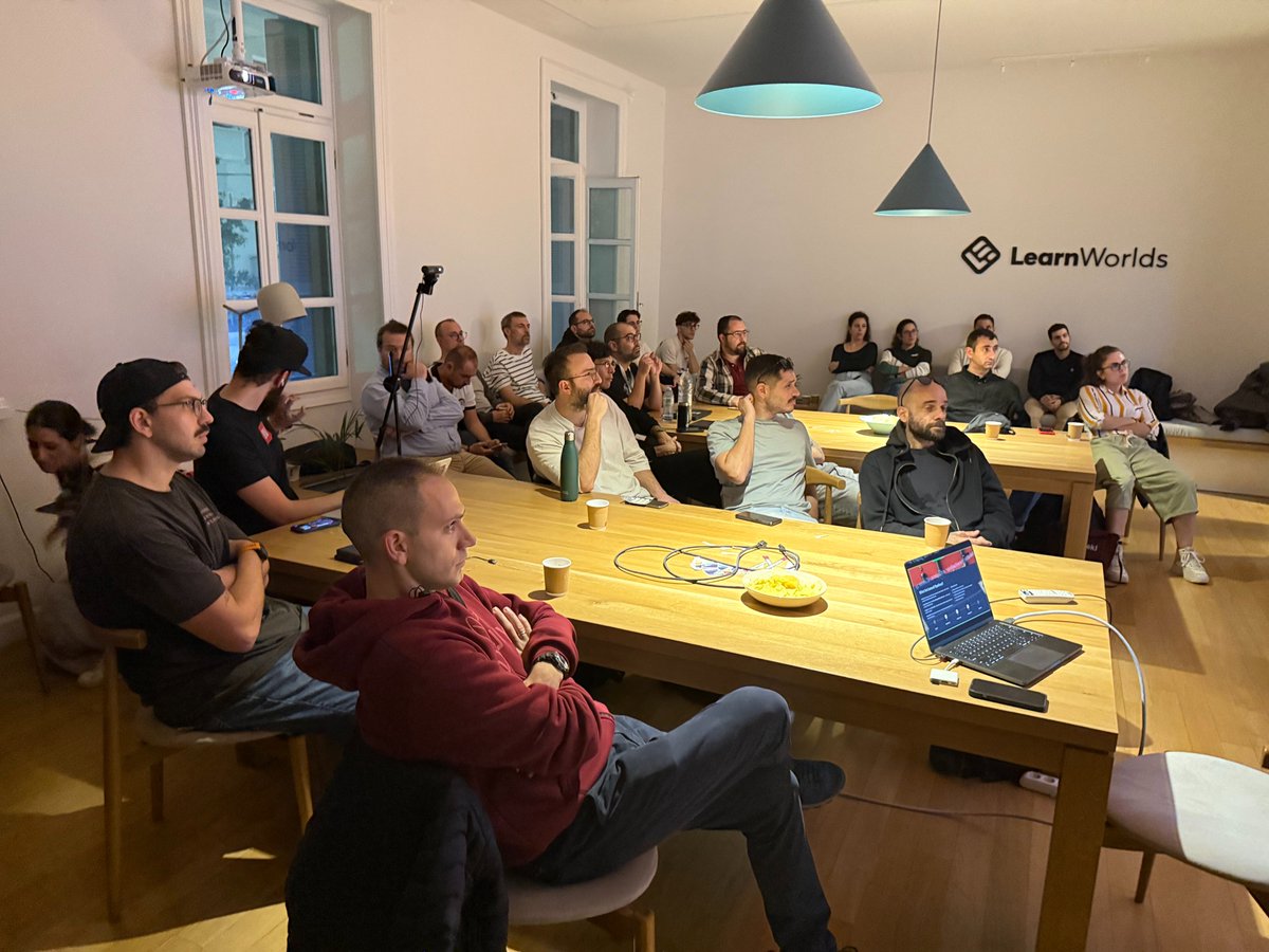 laravelgr's tweet image. Amazing @Laravel event with a great topic, the first for the Season. We really thank @LearnWorlds for hosting the event and of course our sponsors @nativephp and @typesense for helping out the community! Next two events already scheduled!