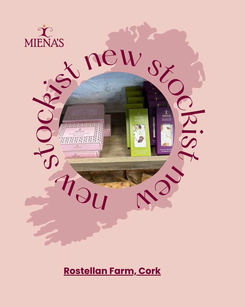 mienasnougat's tweet photo. ππ₯°π NEW STOCKIST! ππ₯°π
We are delighted that you can now get our #TurkishDelight and #SharingBars in the stunning #RostellanFarm in East Cork!
Such a lovely place run by Olivia and Joe Morrissey! Definitely worth a visit!
Find out more at https://t.co/IAQ9Uv1uS7
#Rostellan https://t.co/UNImnyAhgQ