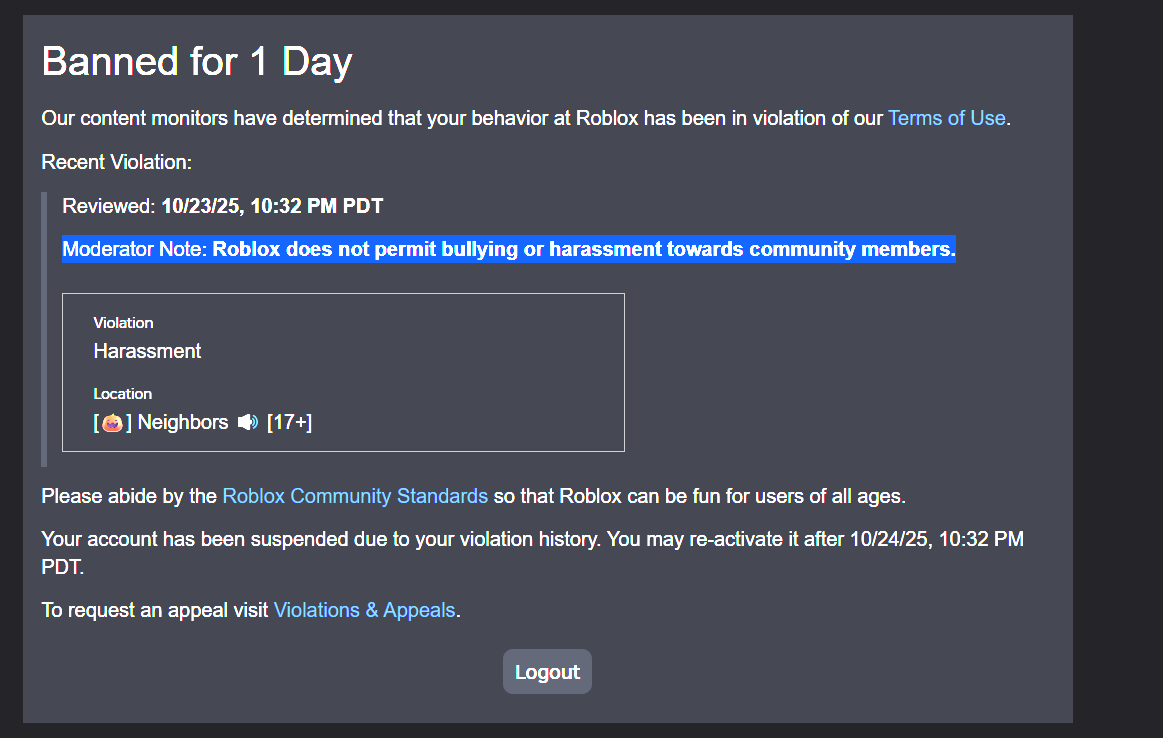 Psychem3D's tweet image. Thanks Roblox #DevEx