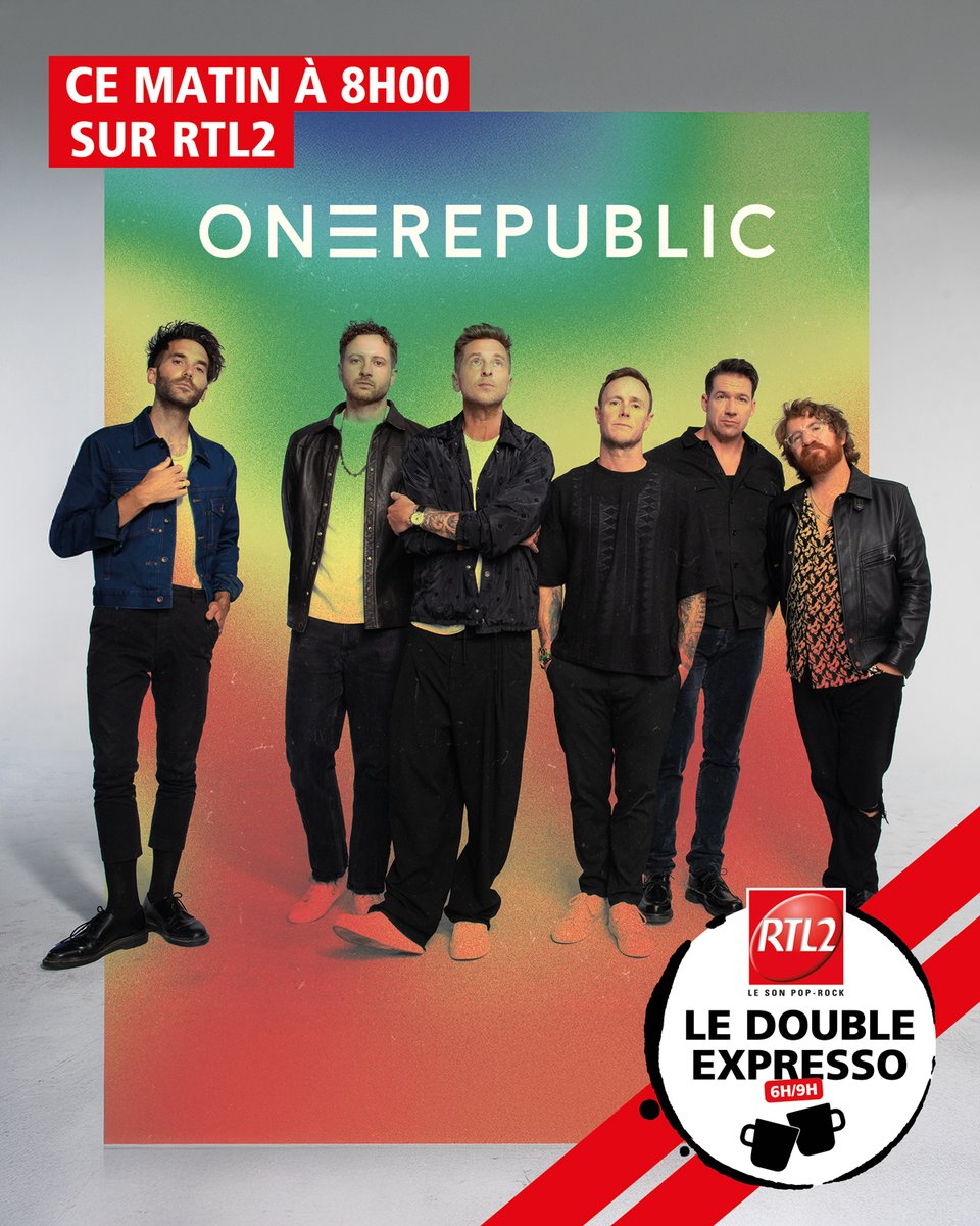 Découvrez dès maintenant l’interview de ONEREPUBLIC dans Le Double Expresso RTL2 sur rtl2.fr et W9 ! 🎶