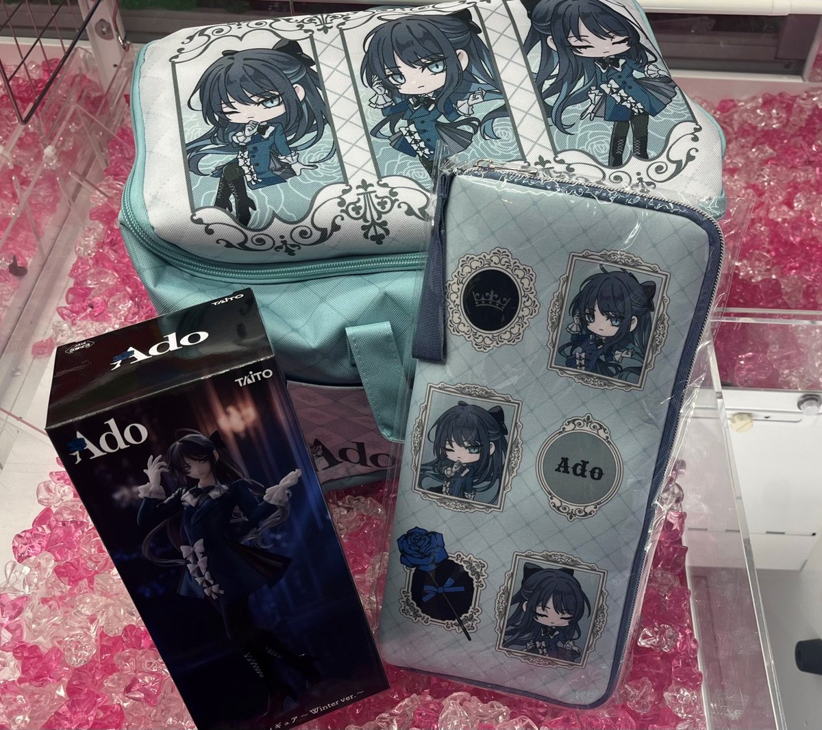 新品未開封】Ado フィギュア＆ 収納BOX各種 ラウンドワン限定 3点