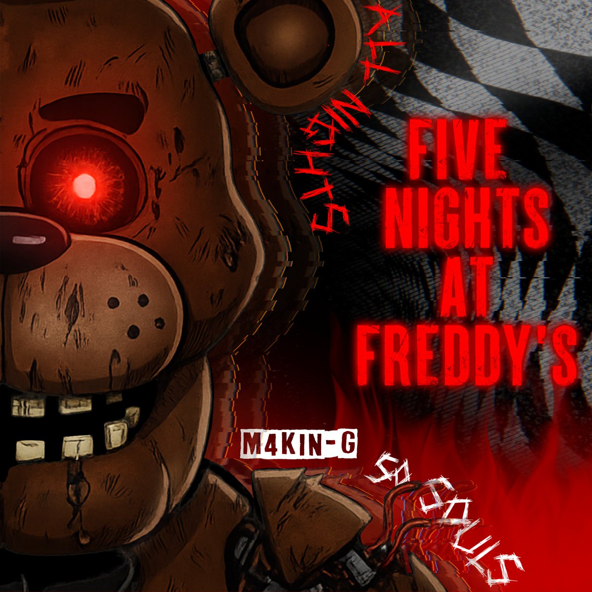 portada de spotify de fnaf dibujada por <a href="/RapDioni/">TSG/DioniRap 𝕮𝖔𝖒𝖎𝖘𝖎𝖔𝖓𝖊𝖘 𝖆𝖇𝖎𝖊𝖗𝖙𝖆𝖘</a> y diseñada por <a href="/Miu_Rap/">Miu ⚠Comisiones Abiertas Miniaturas⚠</a>
