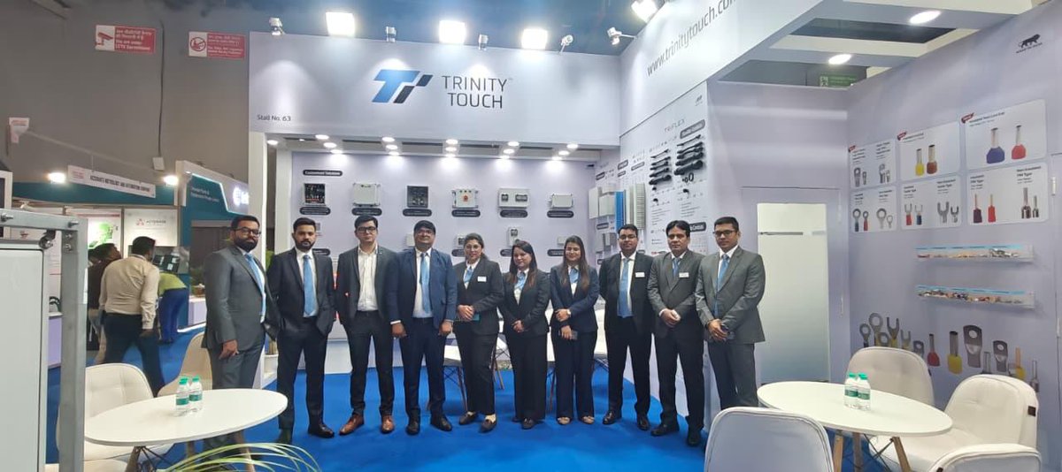 TrinityTouch's tweet image. A big THANK YOU to everyone who visited us at #IREE2025, Hall 2 | Stall 63, #BharatMandapam, New Delhi! 🙏

It was great showcasing our #RailwayProducts &amp;amp; Customized Solutions built for safety, reliability &amp;amp; innovation. 🌐 trinitytouch.com

#TrinityTouch #MakeInIndia