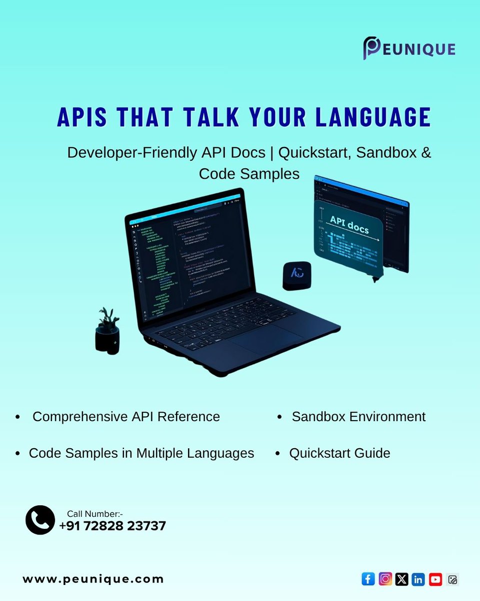 pe_unique's tweet image. Docs That Developers Love 💻
Build smarter with developer-friendly APIs — powerful docs, sandbox environment &amp;amp; real-time growth analytics.
Perfect for fintech innovation &amp;amp; business automation!
🌐 peunique.com | 📞 +91 72828 23737
#PeUnique #FintechTips #BusinessGrowth