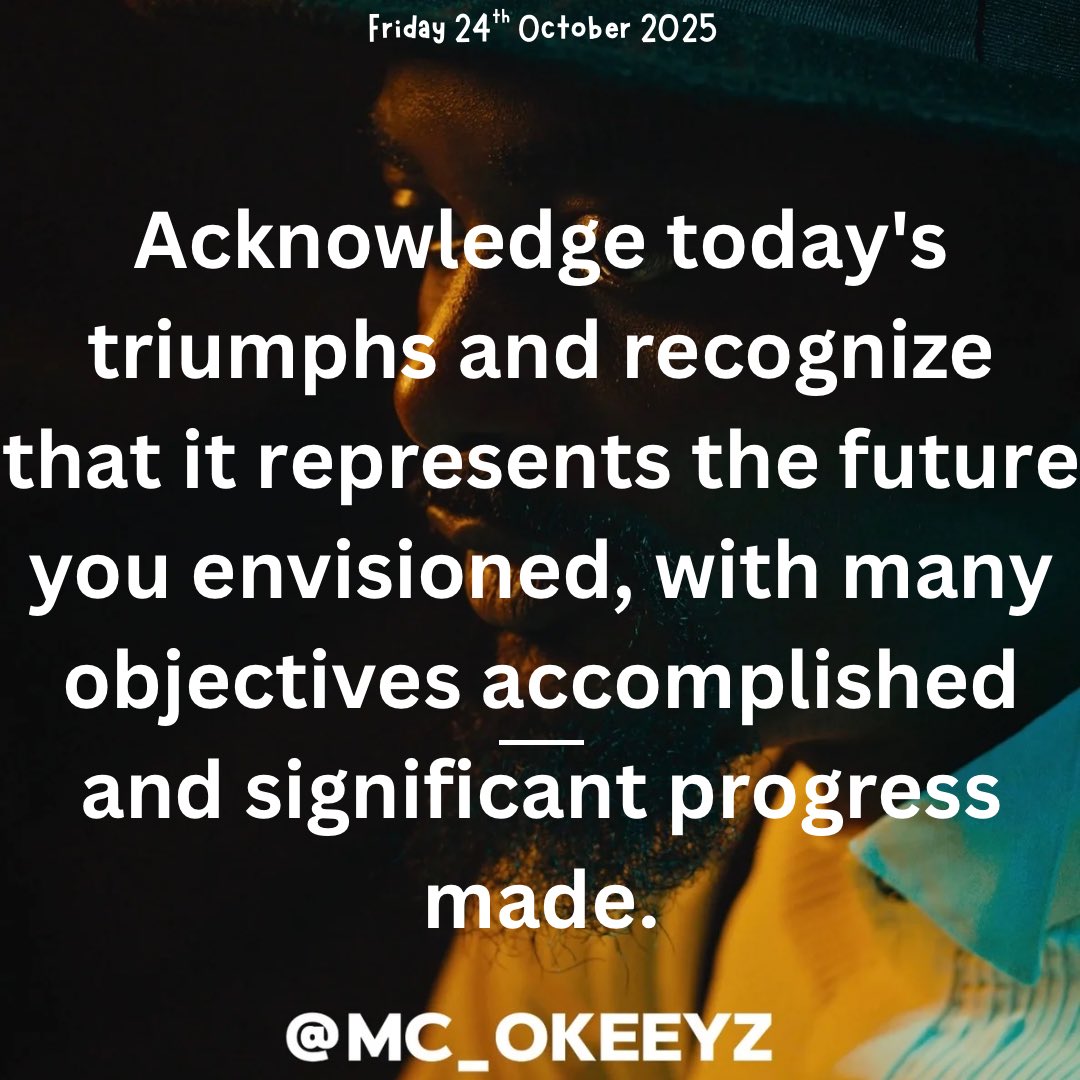 McOkeeyz's tweet image. #FridayMotivation #McOkeeyZDailyMotivationalQuote #MotivateYourSelf