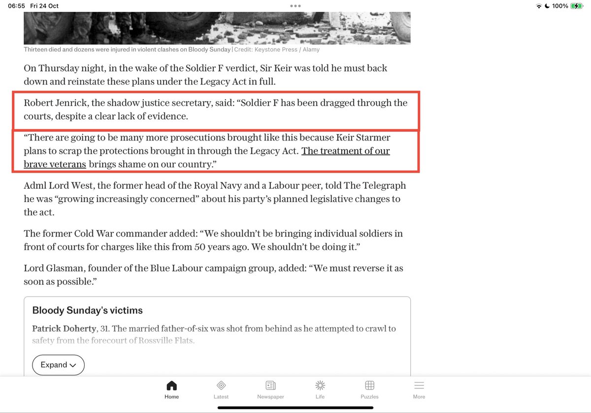 pull_fix's tweet image. He’s got to go. Destroying the country piece by piece - megalomaniac 

Starmer told to stop ‘show trials’ of veterans telegraph.co.uk/gift/1a7b609c2…