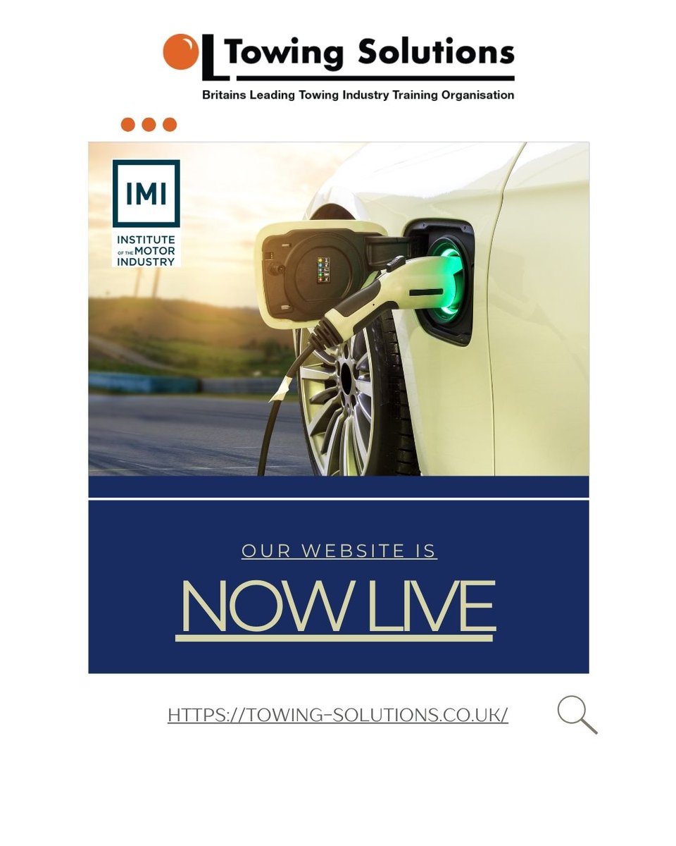 TowingSolutions's tweet image. ⚡ New website. New era of training.

Explore our IMI-approved EV &amp;amp; Hybrid Vehicle + Trailer Courses — helping drivers &amp;amp; fleets stay safe and EV-ready 🚙

👉 zurl.co/VSfUX

#EVTraining #HybridVehicles #TowingSolutions #IMIApproved #TrailerTraining