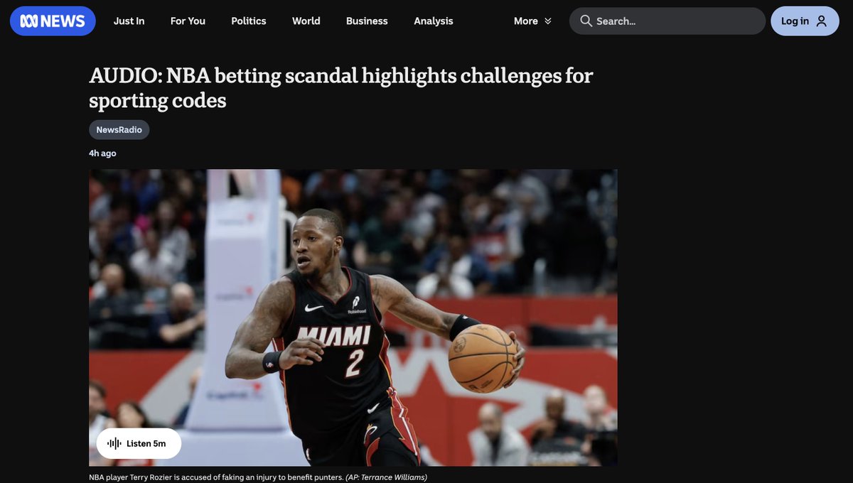 Tracey Holmes (@traceyleeholmes) on Twitter photo This is not unique to the <a href="/NBA/">NBA</a> or US sport - it happens everywhere, including Australia. <a href="/ProtectingSport/">Sport Integrity Australia</a> has established a match-fixing taskforce staying across the issue during Australia's green and gold runway to <a href="/Brisbane__2032/">Brisbane2032</a>. With the revenue professional sports make out This is not unique to the <a href="/NBA/">NBA</a> or US sport - it happens everywhere, including Australia. <a href="/ProtectingSport/">Sport Integrity Australia</a> has established a match-fixing taskforce staying across the issue during Australia's green and gold runway to <a href="/Brisbane__2032/">Brisbane2032</a>. With the revenue professional sports make out