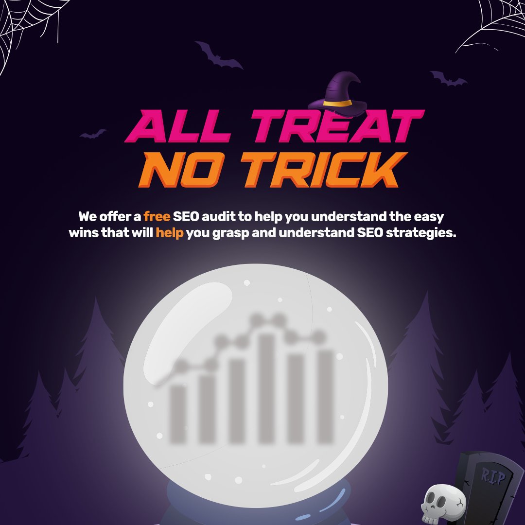 🌟Free SEO Audit!🌟

👉All Treat, No Trick!

We offer a free SEO audit to help you understand the easy wins that will help you grasp SEO strategies.

✔️Easy Wins
✔️Learn About SEO
✔️Increase Your Search Rankings
✔️Enhance User Experience

Visit Spooktober Offers!