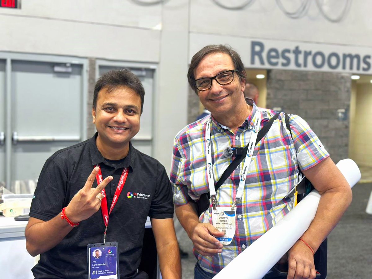 onprintshop's tweet image. Day 2 at @PRINTINGUnited Expo has been nothing short of amazing!

If you haven’t stopped by at booth 3400 yet, come say hello! We’d love to show you how @onprintshop can simplify your print workflow and boost efficiency.

#PrintingUnitedExpo #OnPrintShop #WebToPrint #AIPrinting