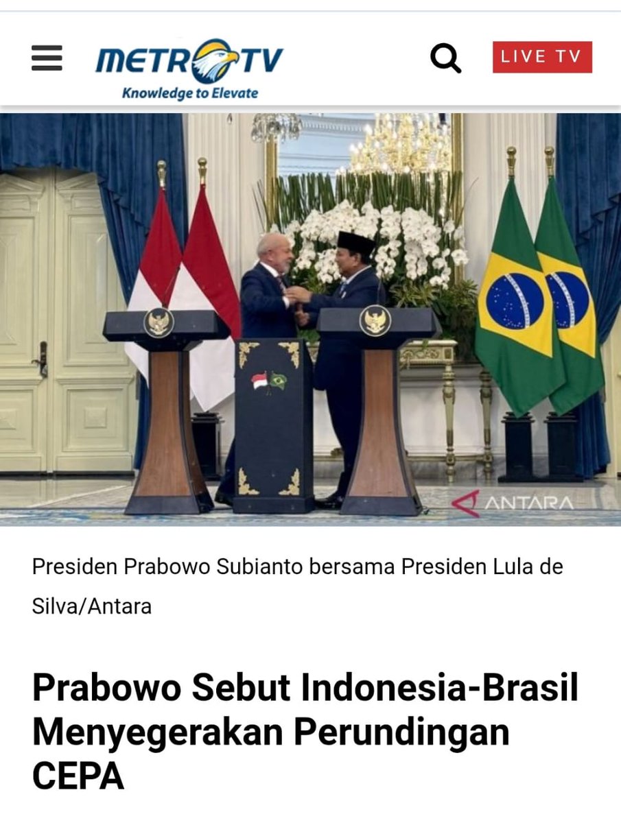 Ini fakta, upaya diplomasi kita menuai hasil! Perjanjian perdagangan komprehensif buka akses pasar, alih teknologi, dan tingkatkan kualitas produk lokal kita.

Visi Kolaborasi Ekonomi