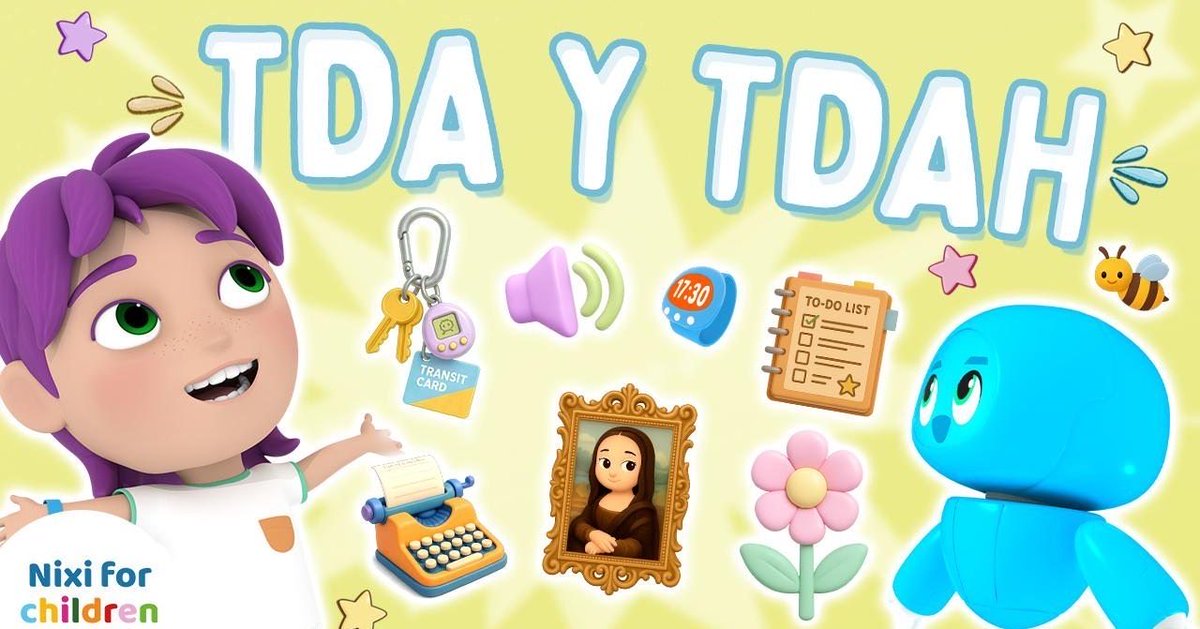 Feaadah (@feaadah) on Twitter photo 💡✨ ¡Novedad educativa y emocional!
El 27O, Día Nacional del TDAH estrenamos el vídeo elaborado por Nixi for Children y con la participación de Feaadah.
Con la colaboración de Takeda, Exeltis y Rubió,comparten el compromiso con la salud mental infantil y la educación emocional. 💡✨ ¡Novedad educativa y emocional!
El 27O, Día Nacional del TDAH estrenamos el vídeo elaborado por Nixi for Children y con la participación de Feaadah.
Con la colaboración de Takeda, Exeltis y Rubió,comparten el compromiso con la salud mental infantil y la educación emocional.