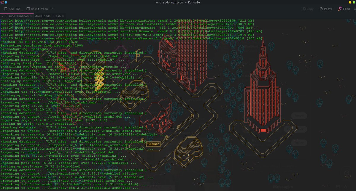 I was stupid enough to run sudo apt update &amp;&amp; sudo apt upgrade on my BeagleBone Black SoC, and now I am stuck here since the last 15 mins waiting for this bastard to be done. FML