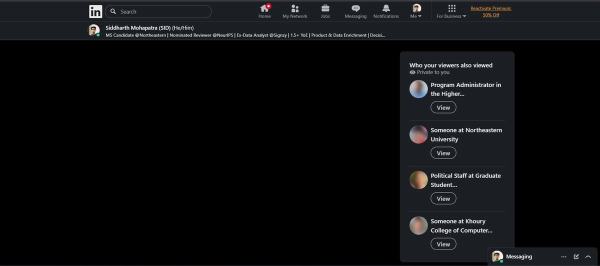 SidDS2000's tweet image. Dear @LinkedInHelp  — my “Projects”, &quot;Experience&quot;, any other activities section isn’t loading at all. The page goes completely blank every time I open it, even after clearing cache, disabling extensions, and trying multiple browsers. Could you please look into this? 
#BugReport