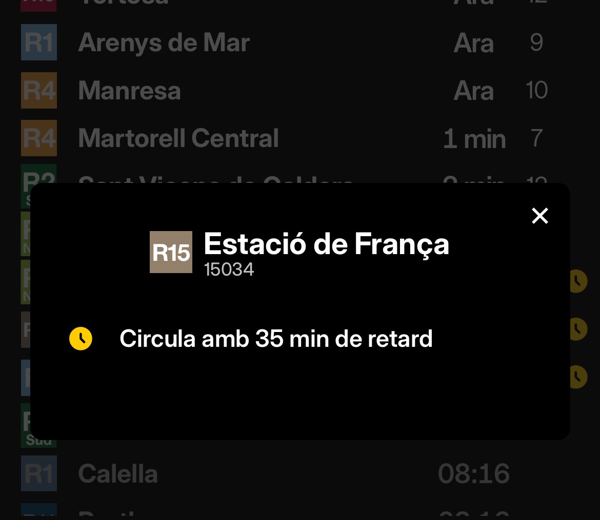 y solo es el segundo regional sur del día <a href="/rodalies/">Rodalies Catalunya</a> es insufrible, cada dia igual