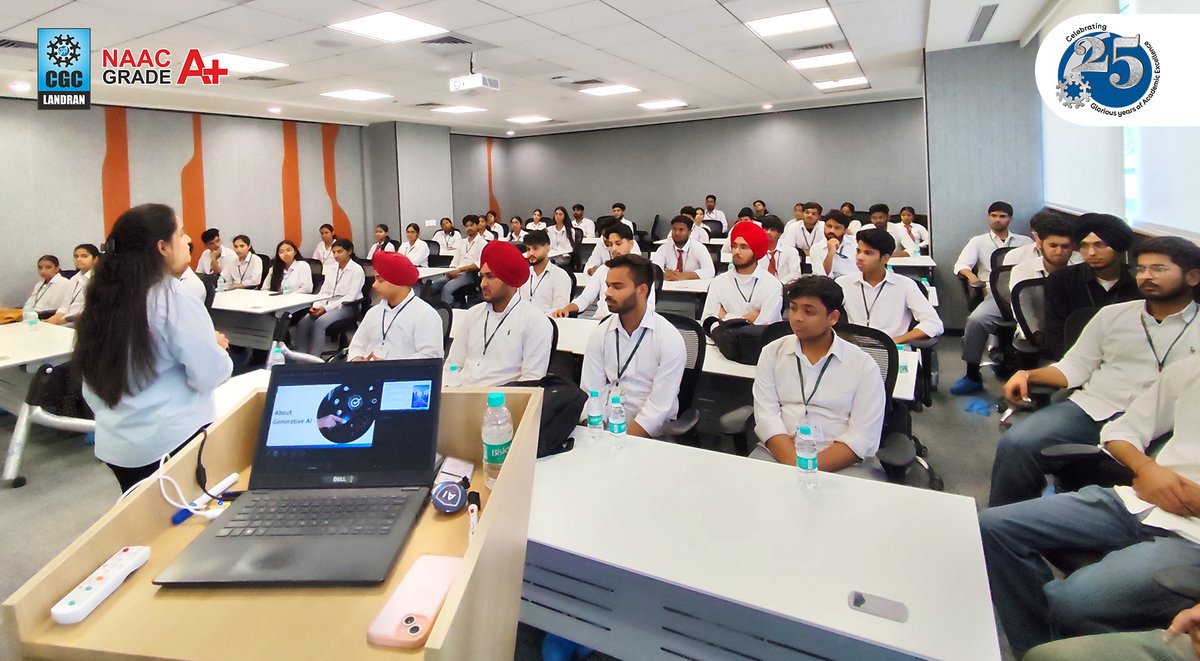CGCPunjab's tweet image. CSE Dept., CGC College of Engineering, Landran students visited Grazitti Interactive, Panchkula for an insightful dive into Generative AI &amp;amp; Full Stack Development! 
A day filled with learning, innovation &amp;amp; real-world tech exposure! 

#CGCLandran #CSEDept #IndustrialVisit