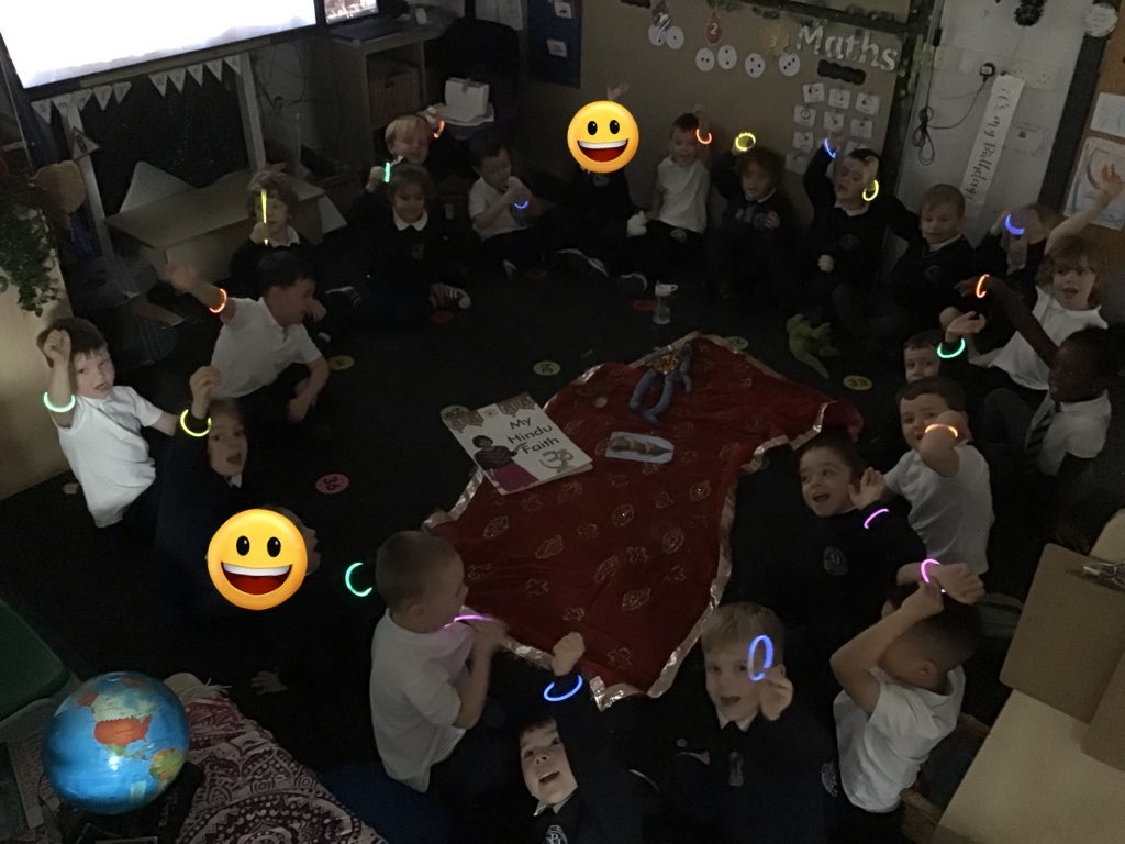 Receptionmonksd's tweet image. #classR1 #classR1 have loved learning and celebrating Diwali this week we ended the week having a party we even had some glow sticks the children loved seeing them light up in the dark