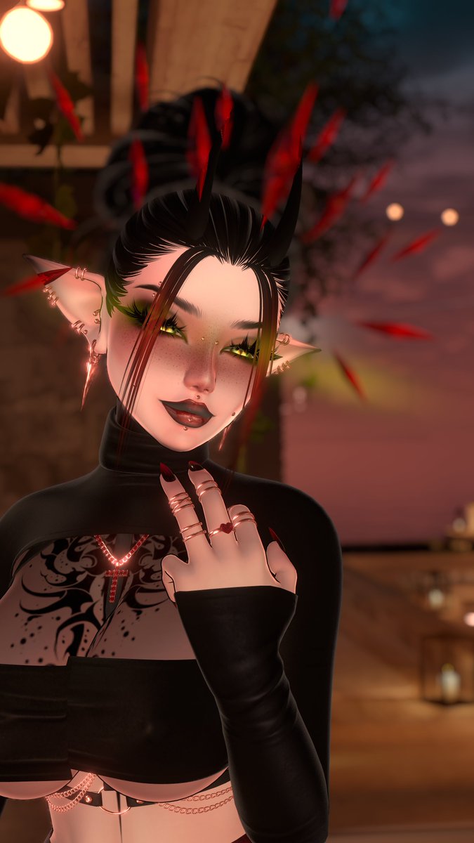 Just a little devil enjoying the sunset.
#VRC #VRChat #VRChatPhotography #VRChatPhotos #photograghy