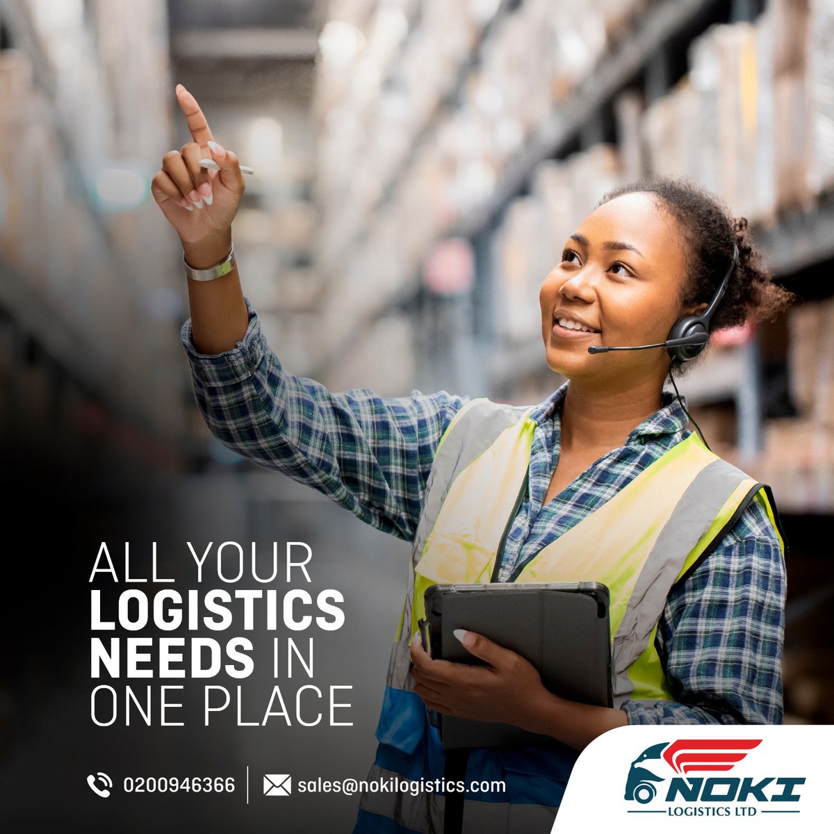 For all your logistical needs 
 Visit: nokilogistics.com
