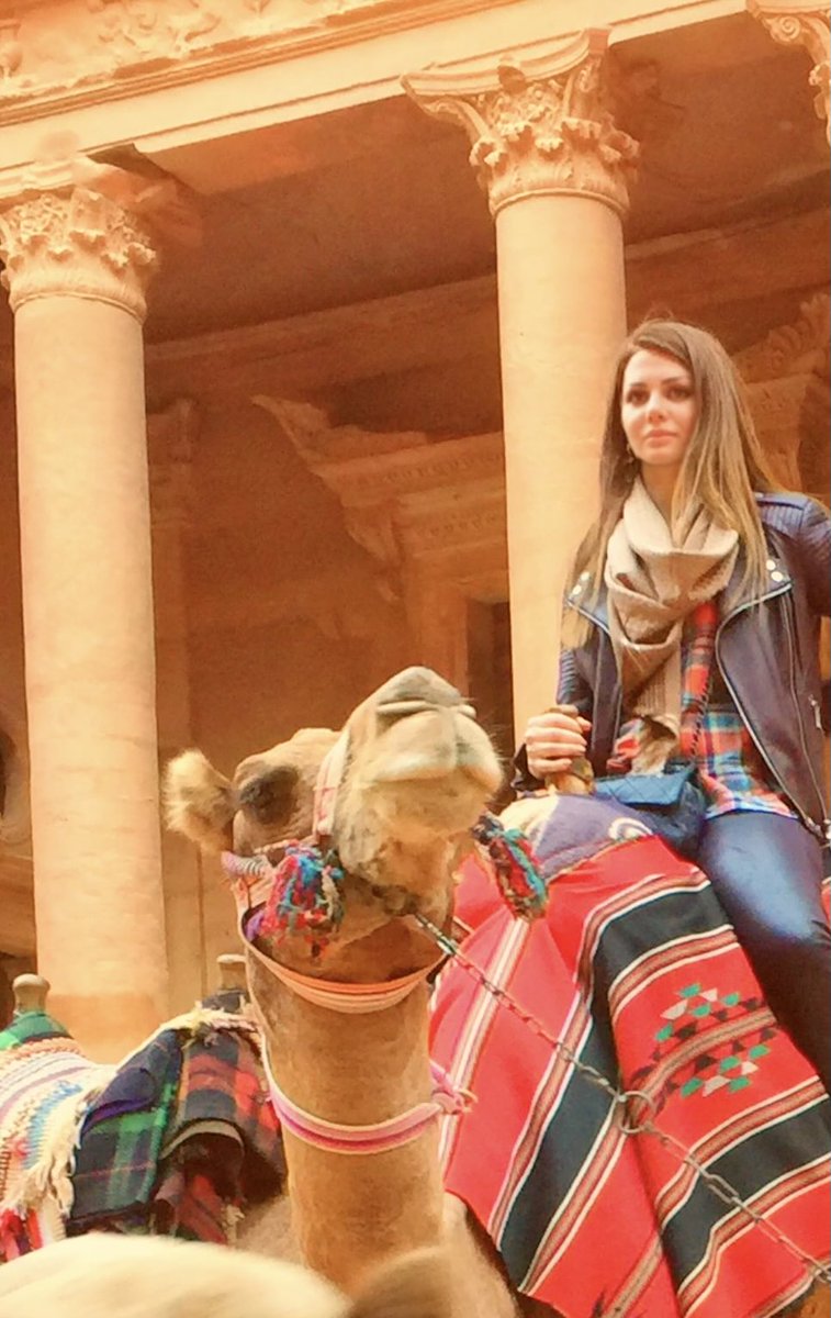 Rasha Qamheyeh (@rashaqamheyeh) on Twitter photo My younger self riding a camel in Petra, Jordan 🇯🇴 
🐪❤️
نسخة لسموترتش My younger self riding a camel in Petra, Jordan 🇯🇴 
🐪❤️
نسخة لسموترتش