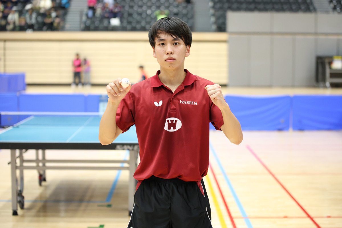 #全日学 2025 男子シングルス

優勝は #濵田一輝 ！👑

男子ダブルスとの2冠は2016年の丹羽孝希以来、9年ぶりの快挙です！✨

おめでとうございます！！👏👏