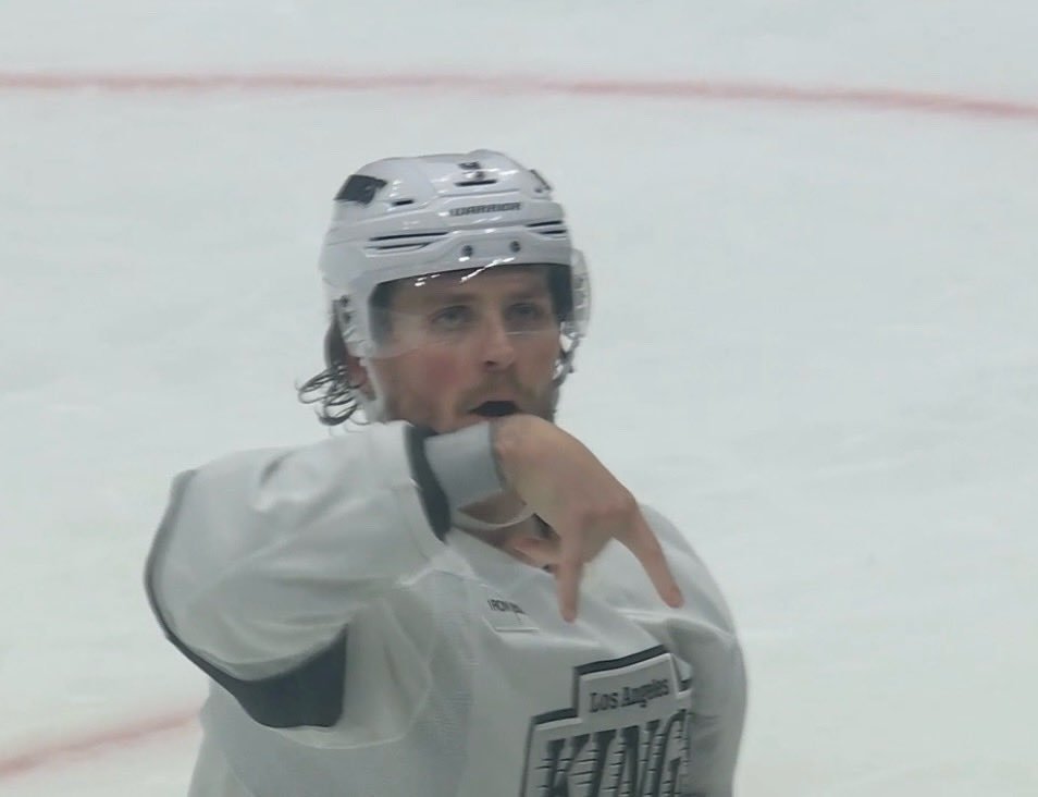 LAKings's tweet image. Good night and 🤘⬇️