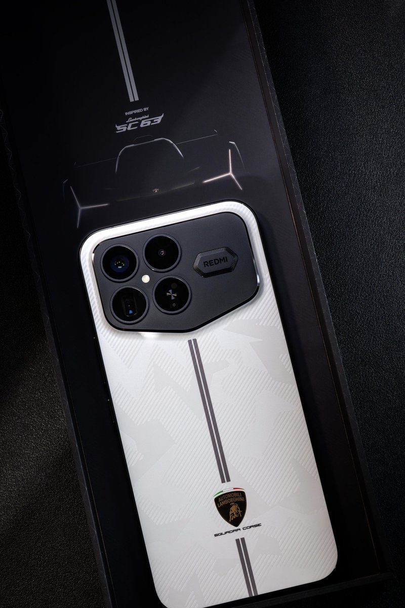 IshanWankhade's tweet image. Redmi K90 Pro Max Automobili Lamborghini Squadra Corse Champion Edition ✨ 🔥 

#Redmi #RedmiK90ProMax #Lamborghini #Xiaomi